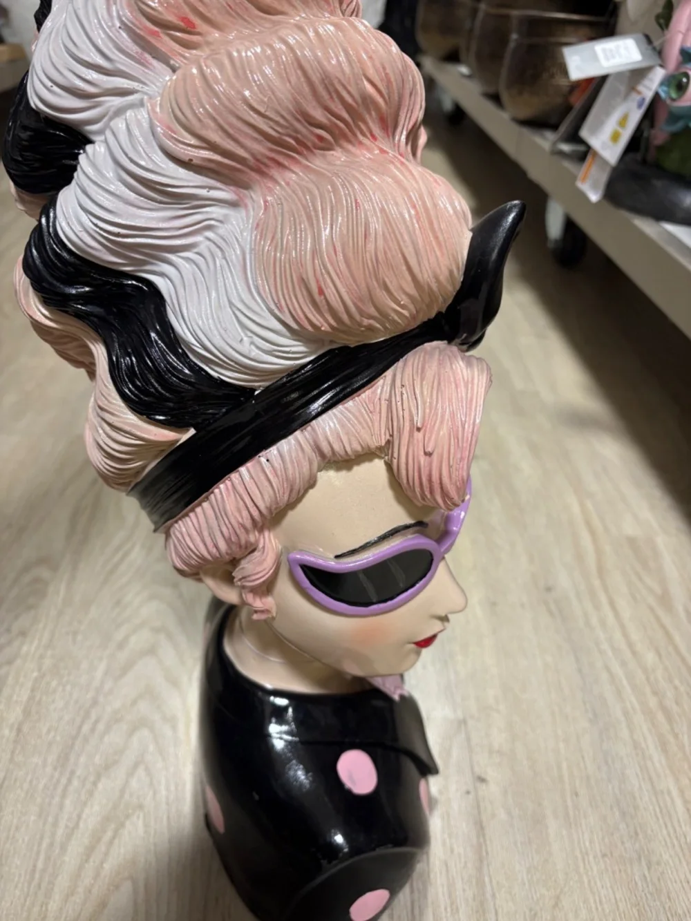 Bella Lux Bride of Frankenstein Head New With Tags